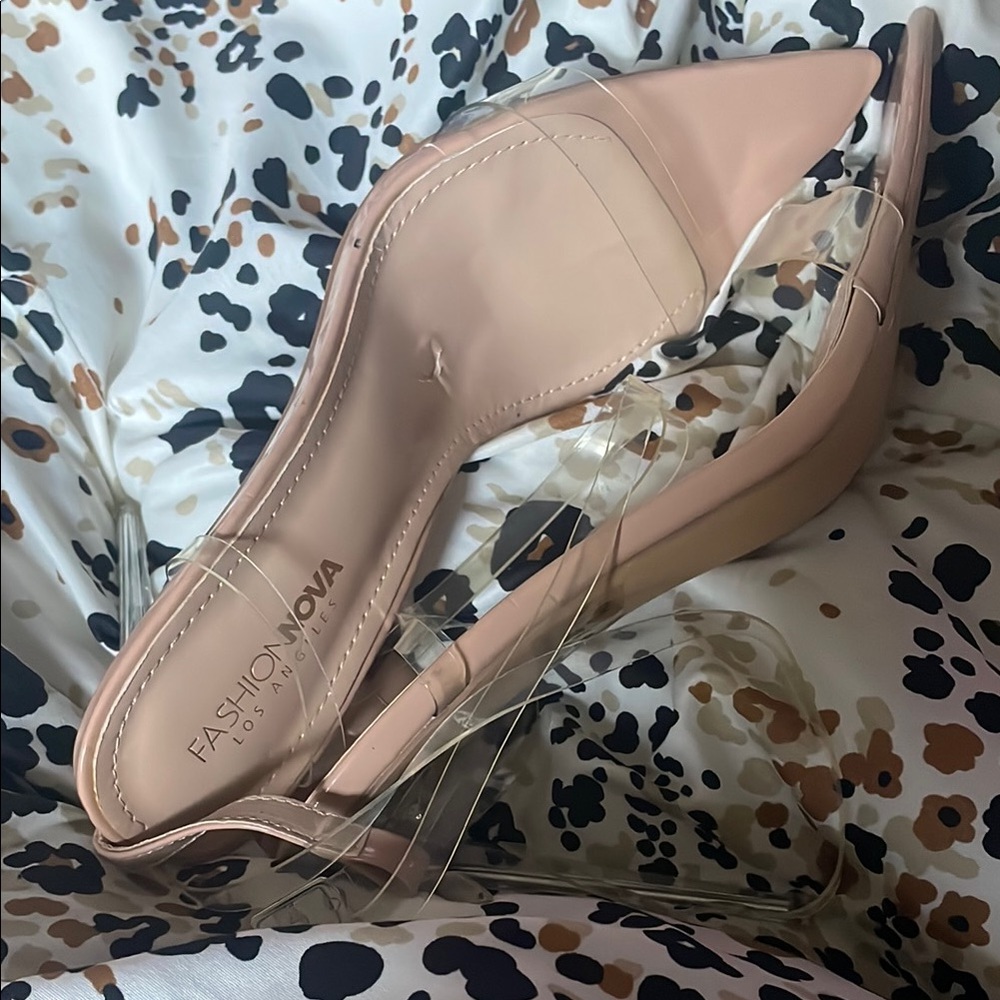 Fashion Nova Nude Heels Elegant Design